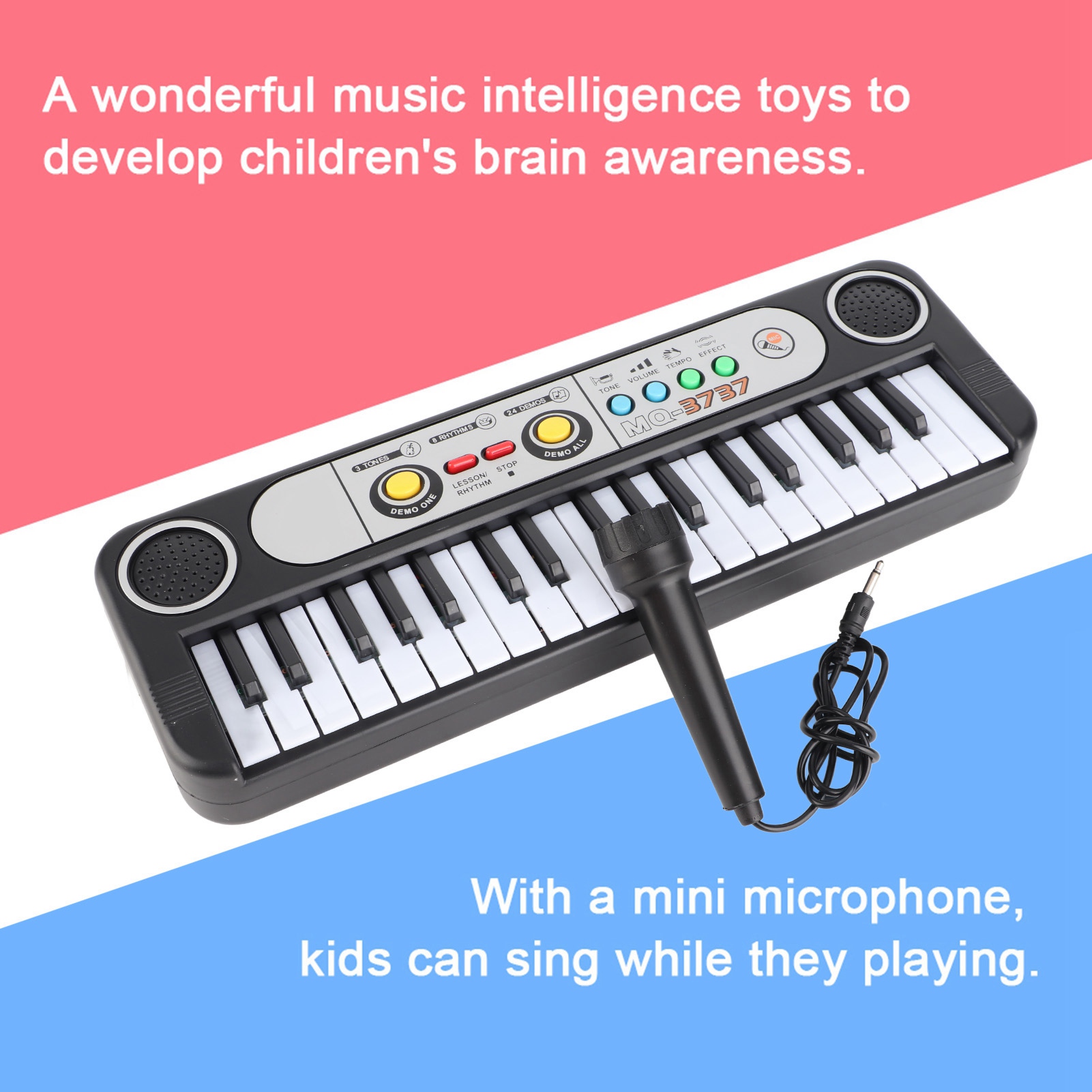 Musical Instrument Gif - 37 Keys Electric Digital Key Board