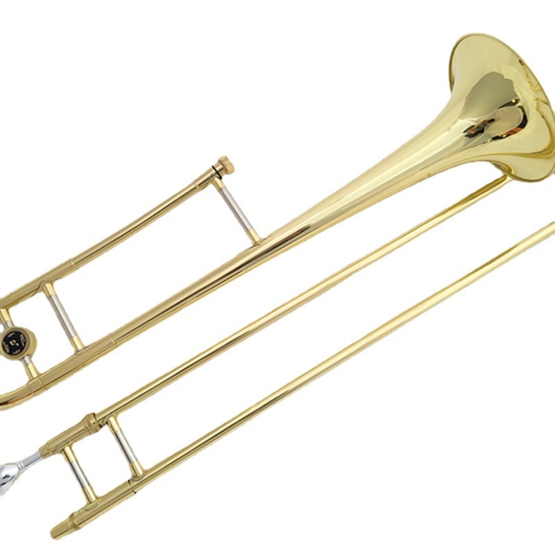 Musical Instrument Trombone - Shaped B Flat Alto Trombone Copper