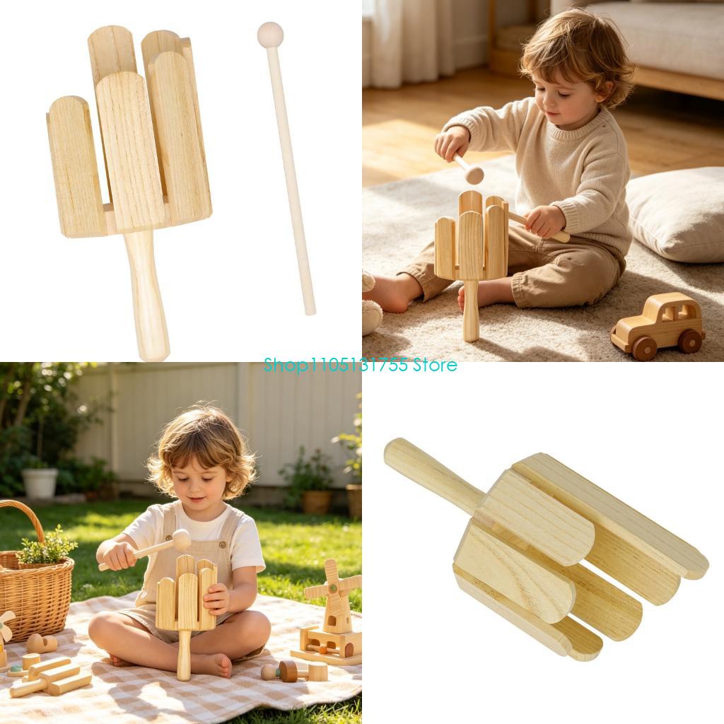 Musical Instrument Gif - K0EF Wooden Tone Block Percussion Instrument