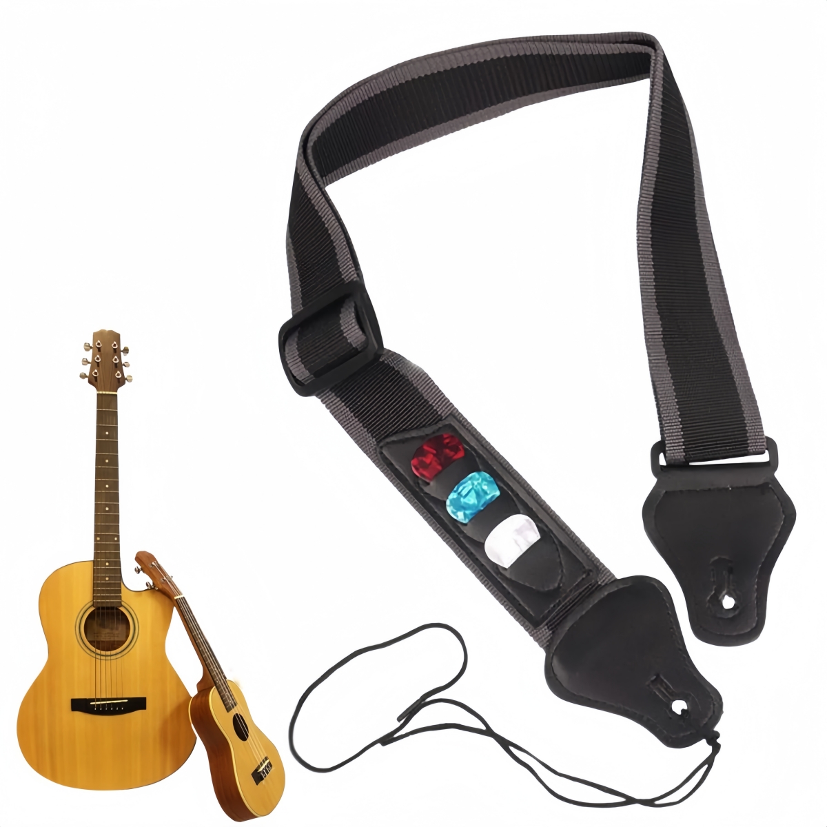 Miwayer PU Leather Guitar Stra - Acoustic Guitar Dreadnought review and price