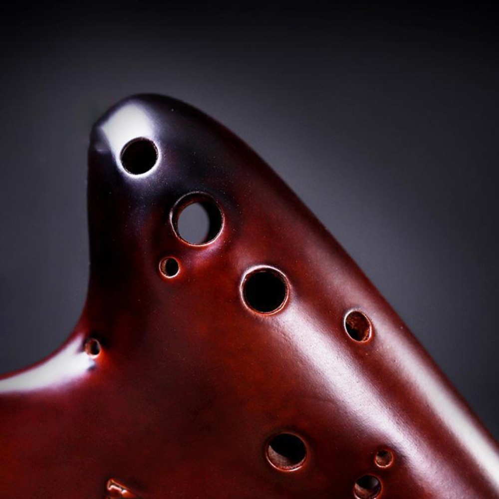Ceramic Ocarinas 16 Holes Alto - Musical Instrument Gif review and price