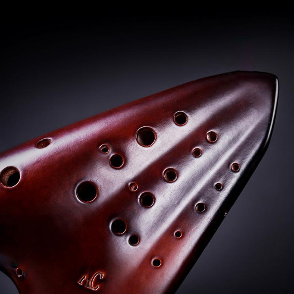 Ceramic Ocarinas 16 Holes Alto - Musical Instrument Gif review and price