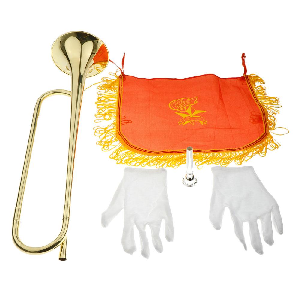 Kids Trumpet Brass Golden Bugl - Musical Instrument Bugle review and price