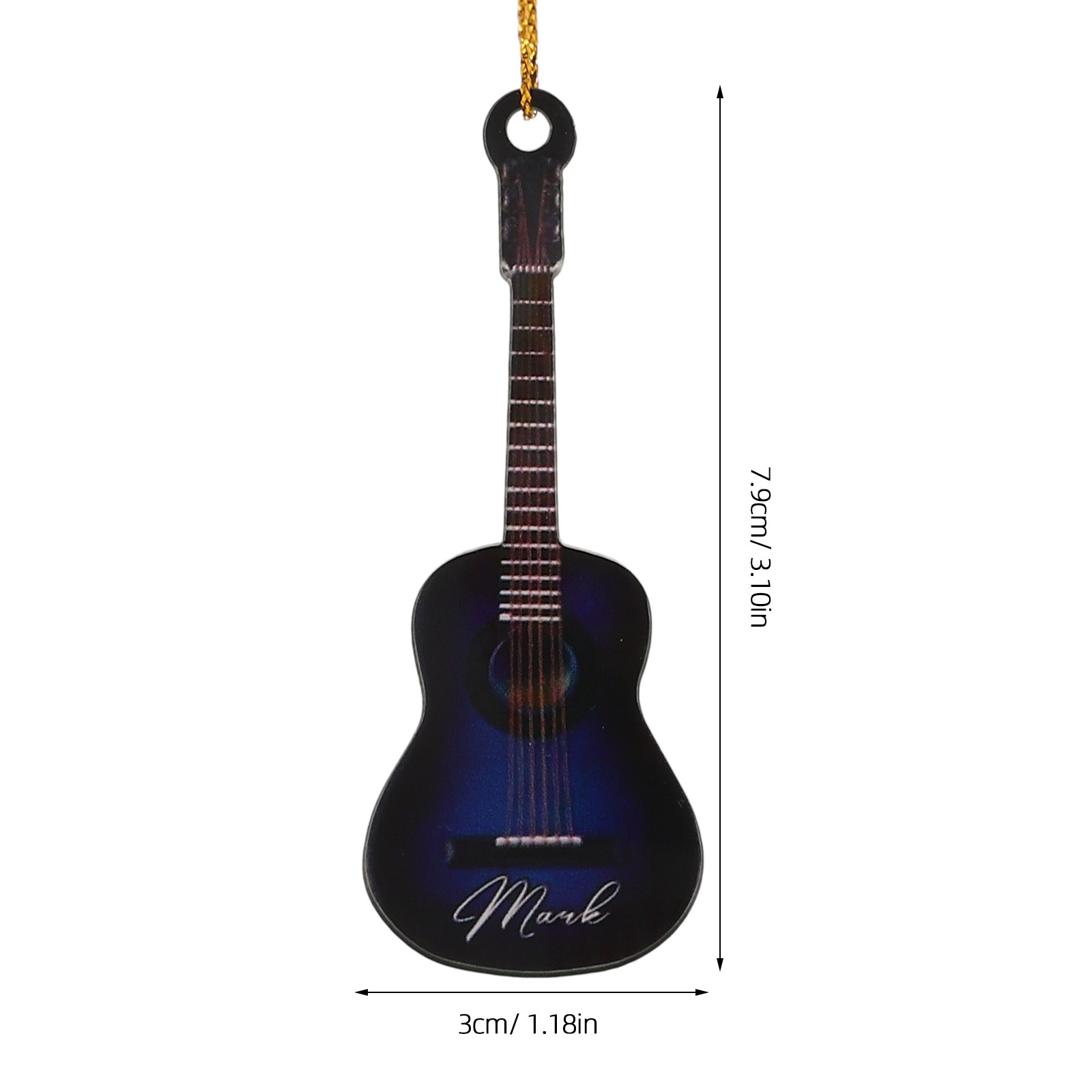 10Pcs Xmas Mini Guitar Hanging - Musical Instrument Xmas Ornaments review and price