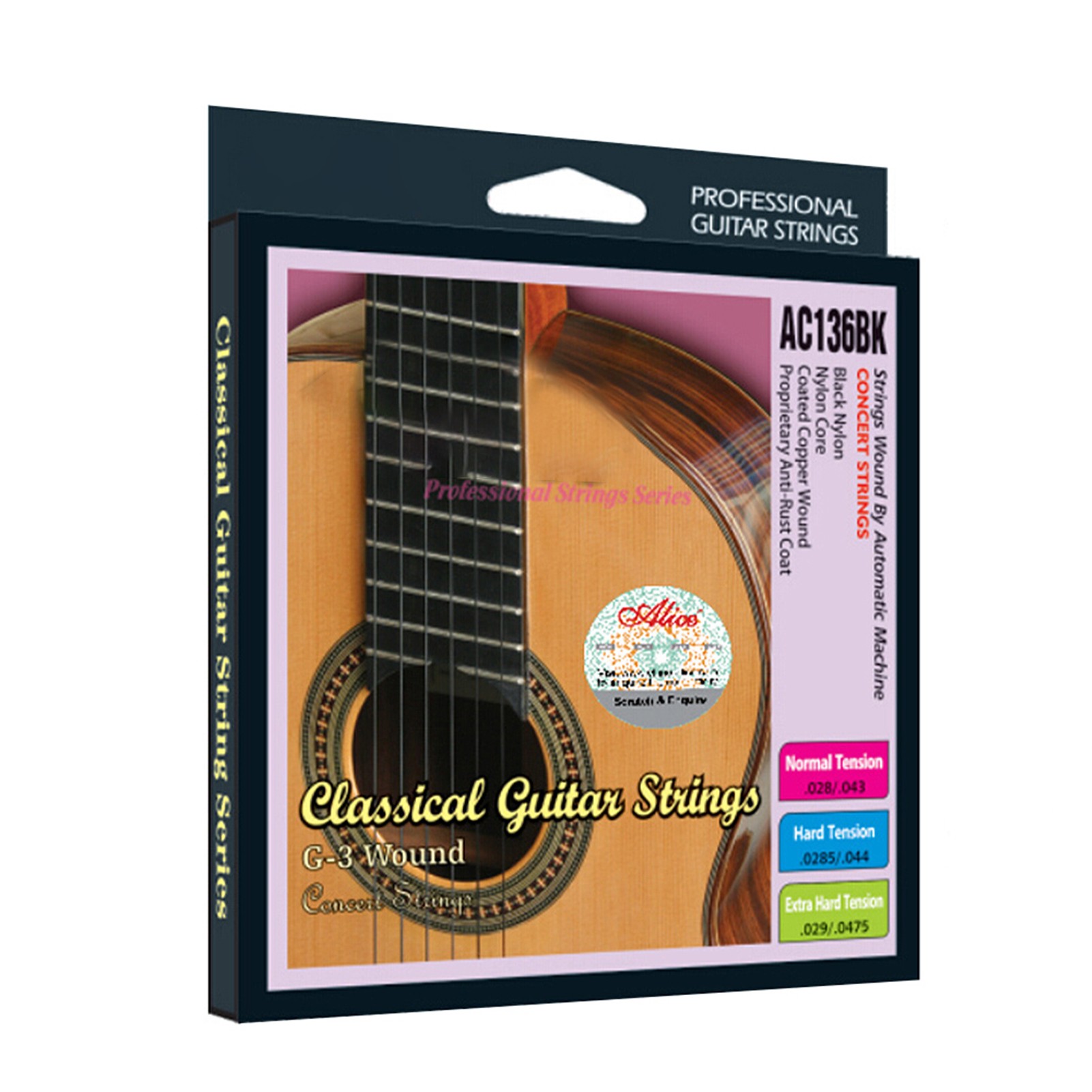Alice AC136BK-H Black Nylon Cl - Classical Guitar Nylon review and price