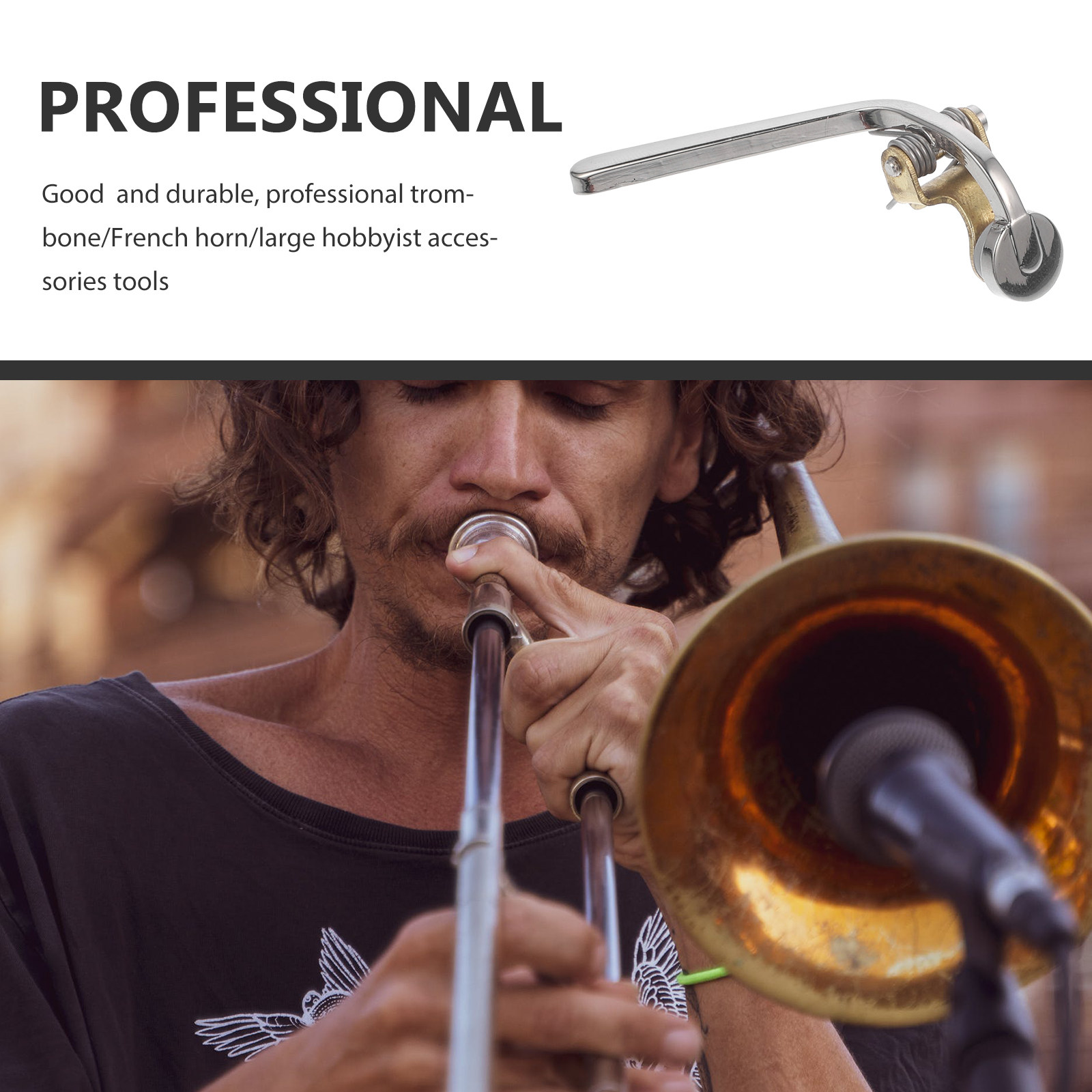 1Pcs Trombone Drain Clique Sil - Musical Instrument Trombone review and price