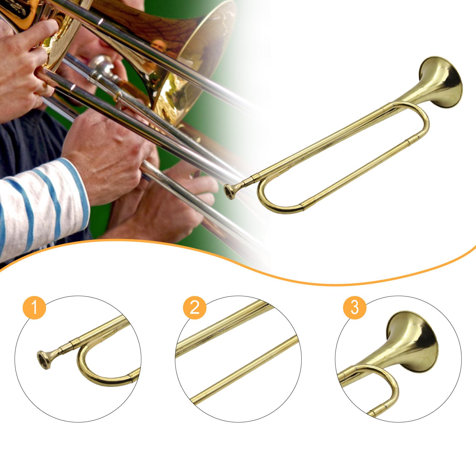 Brass Trumpet Bugle Music Inst - Musical Instrument Bugle review and price