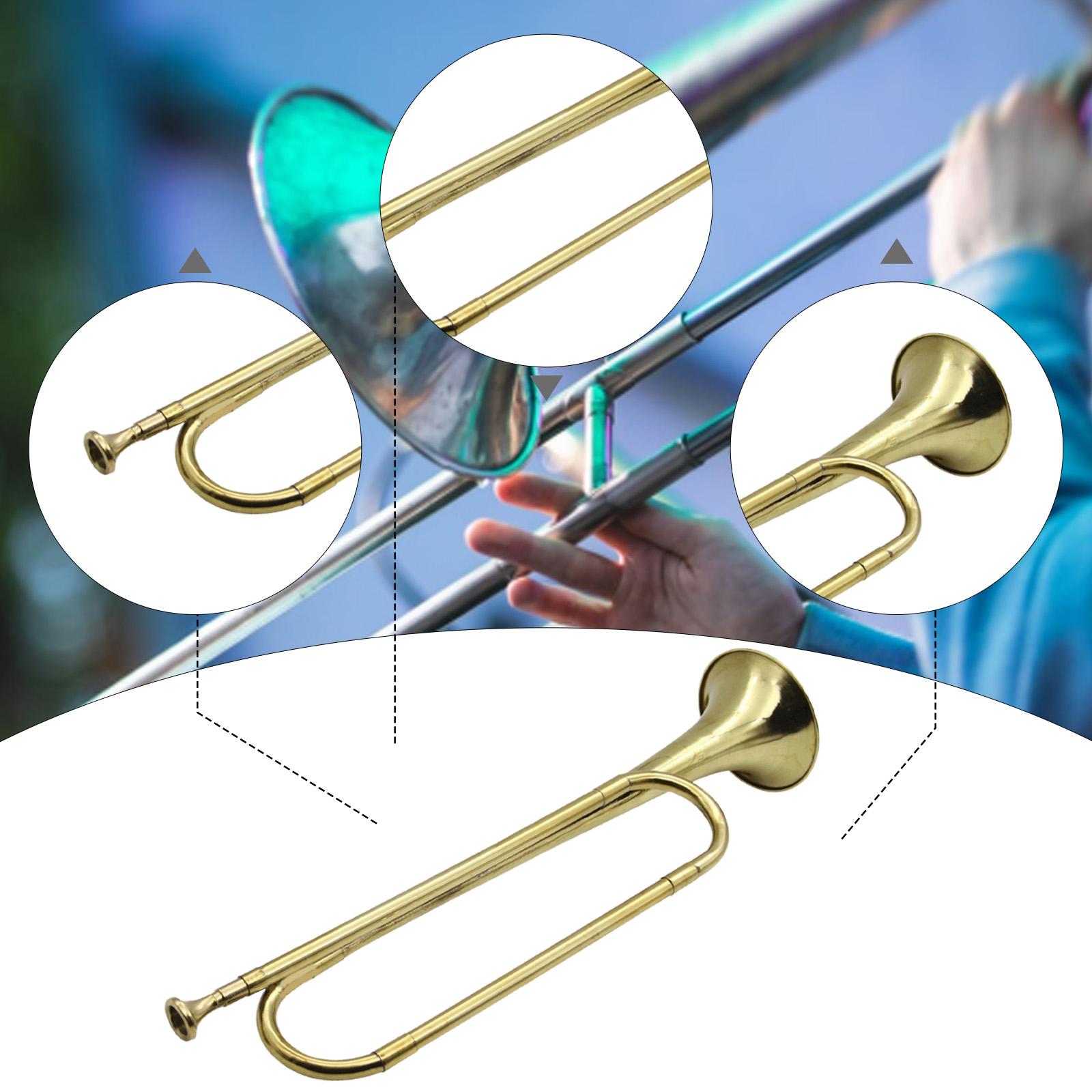 Brass Trumpet Bugle Music Inst - Musical Instrument Bugle review and price