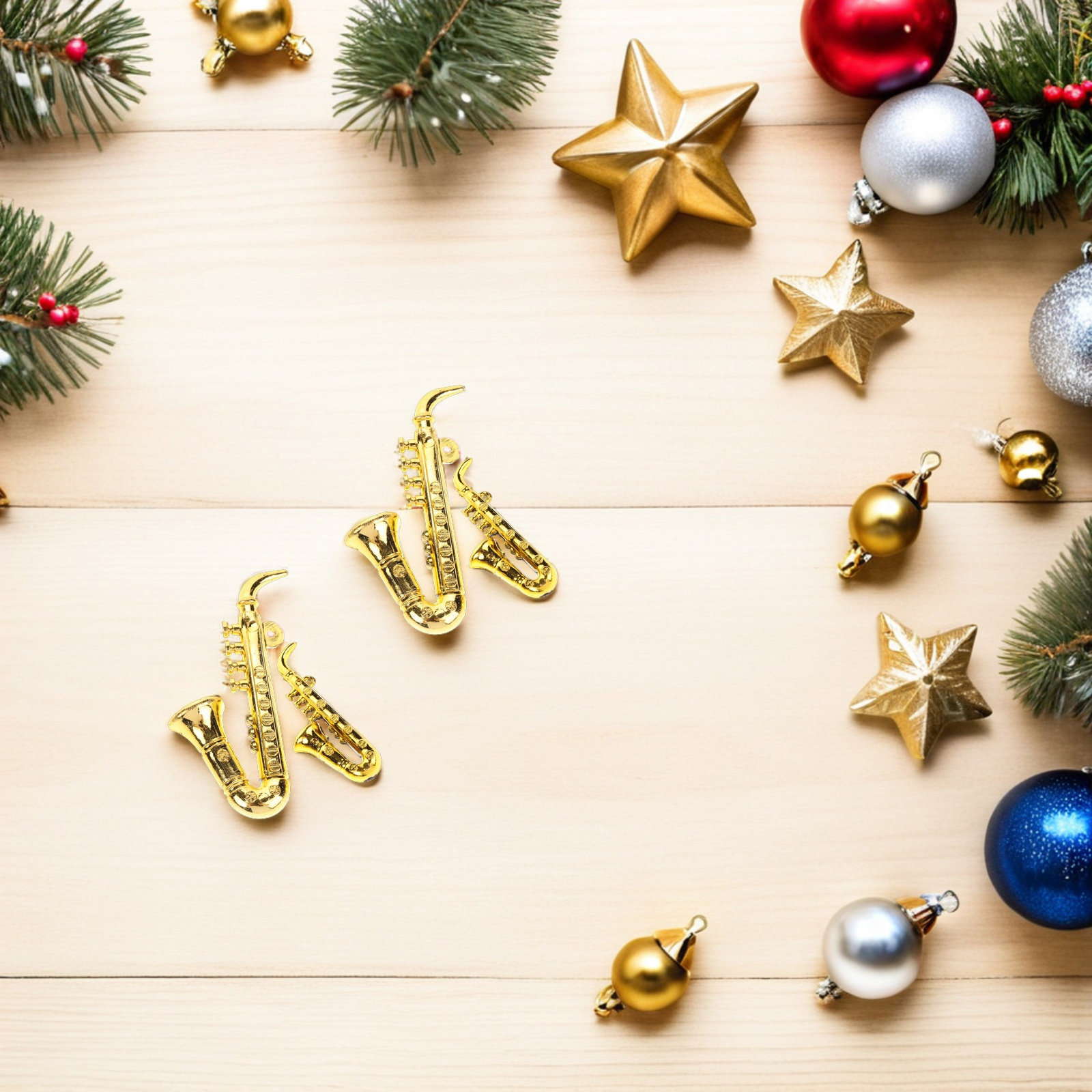 40Pcs Saxophone Xmas Tree Pend - Musical Instrument Xmas Ornaments review and price