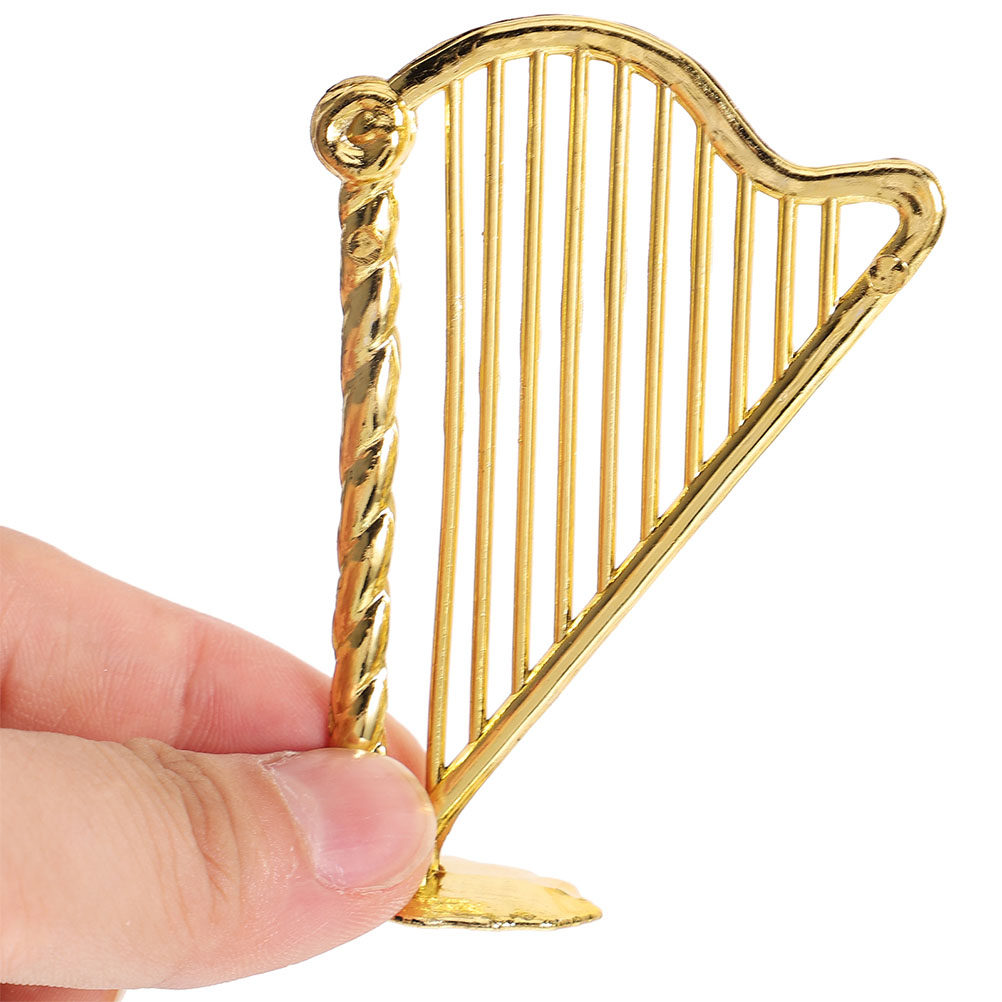 15Pcs Miniature Harp Ornaments - Musical Instrument Xmas Ornaments review and price