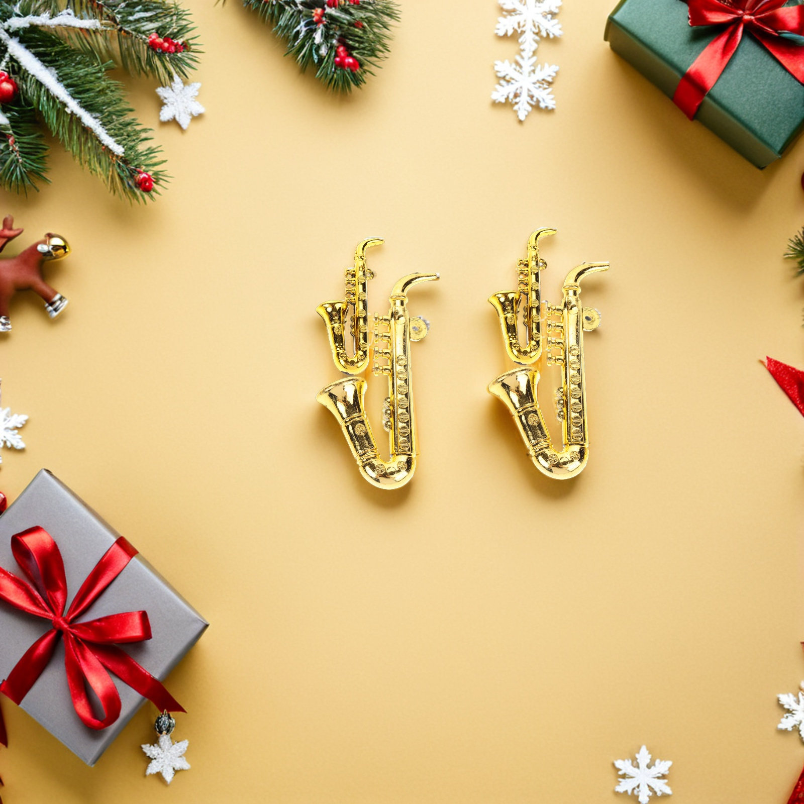 40Pcs Saxophone Xmas Tree Pend - Musical Instrument Xmas Ornaments review and price
