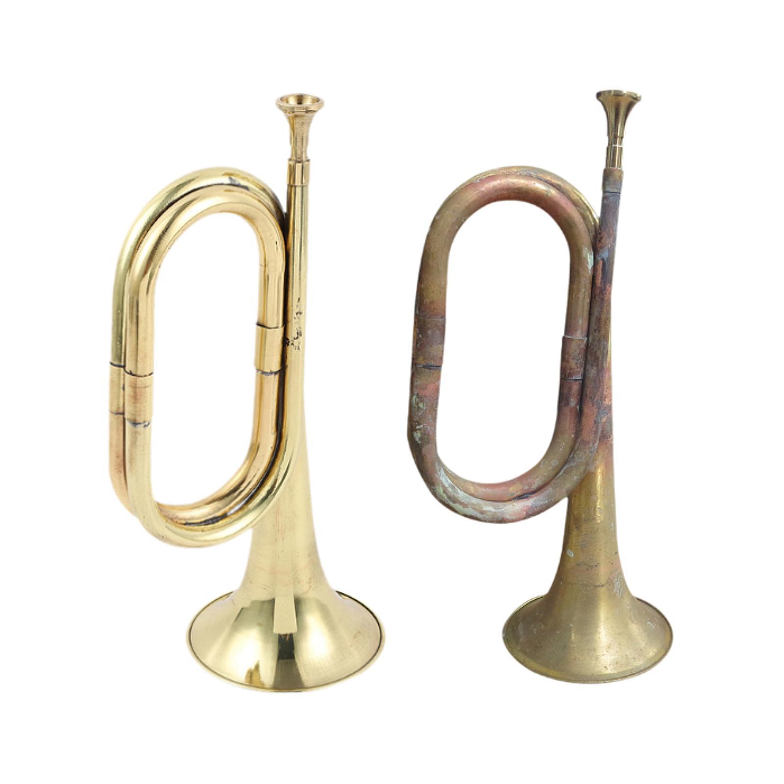 Cavalry Trumpet with Mouthpiec - Musical Instrument Bugle review and price
