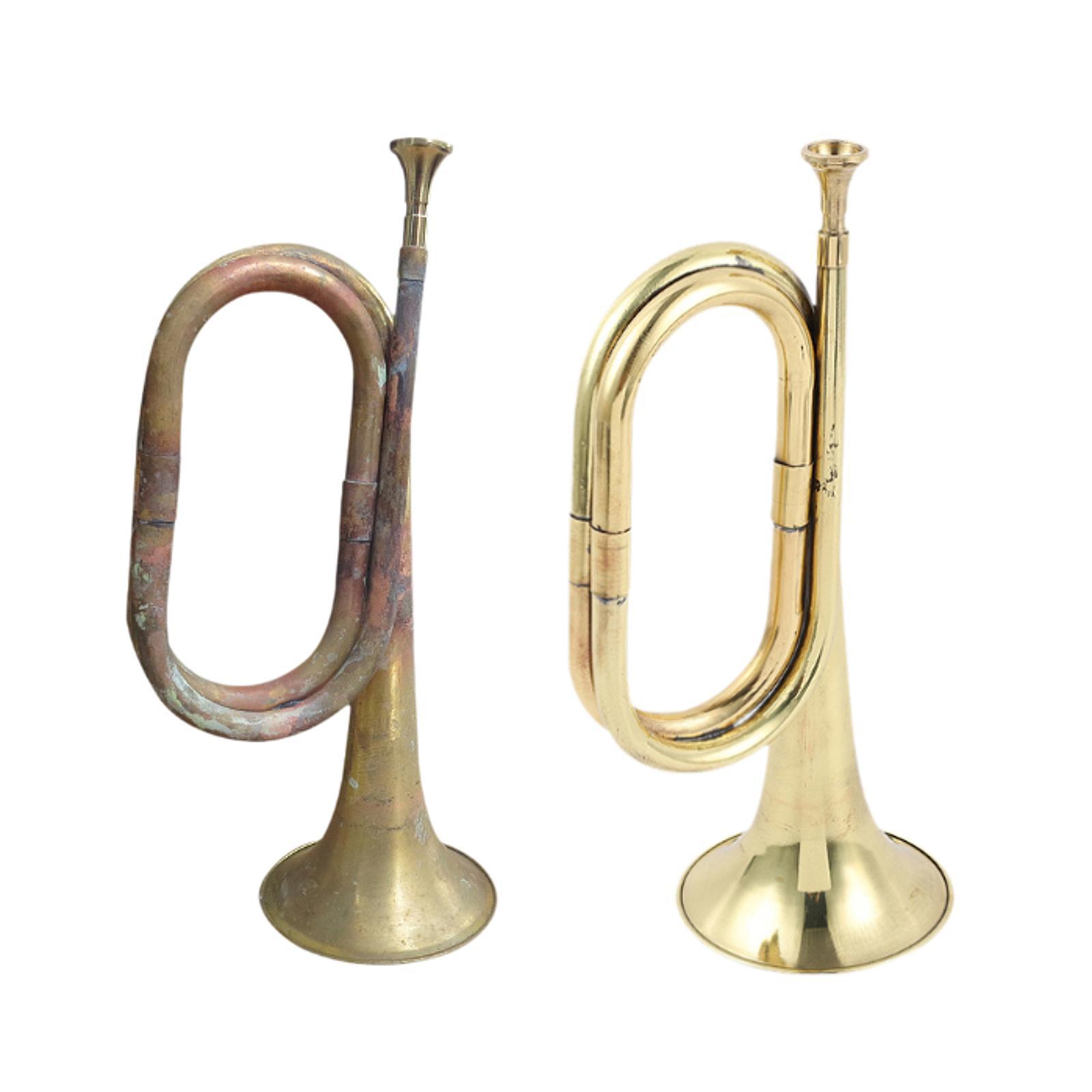 Cavalry Trumpet with Mouthpiec - Musical Instrument Bugle review and price