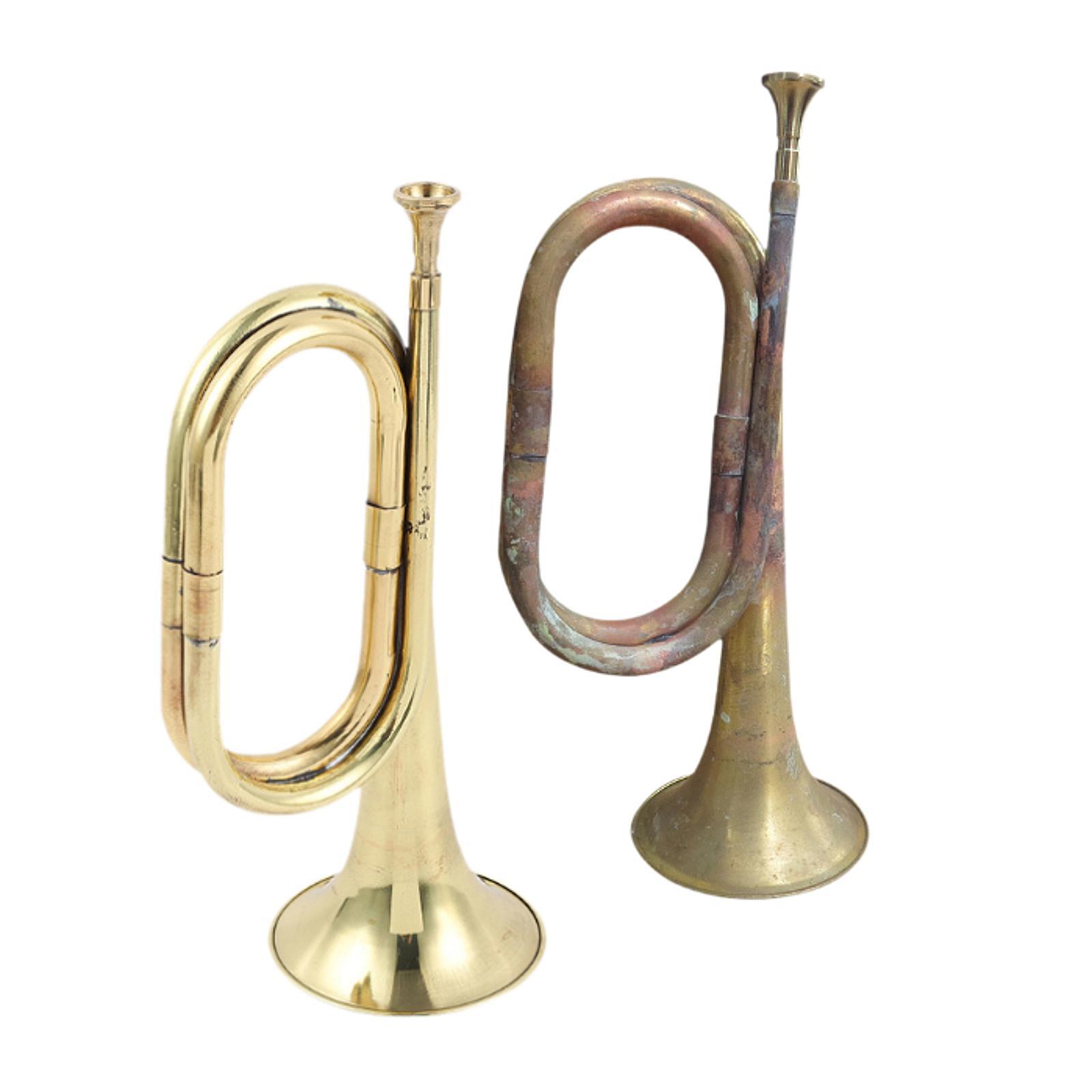 Cavalry Trumpet with Mouthpiec - Musical Instrument Bugle review and price