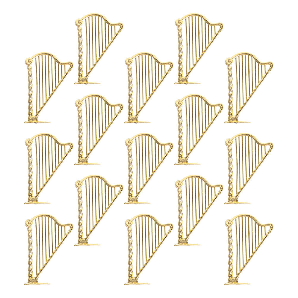 15Pcs Miniature Harp Instrumen - Musical Instrument Xmas Ornaments review and price