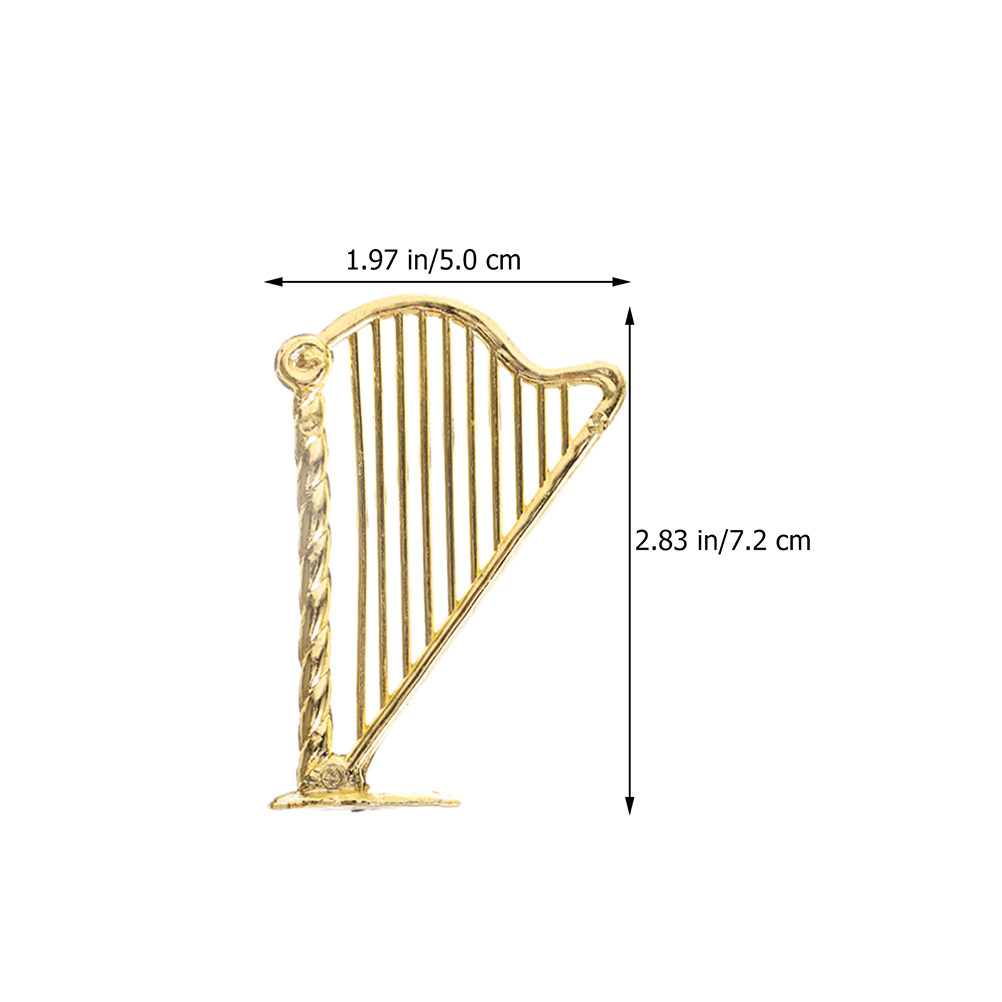 15Pcs Miniature Harp Instrumen - Musical Instrument Xmas Ornaments review and price