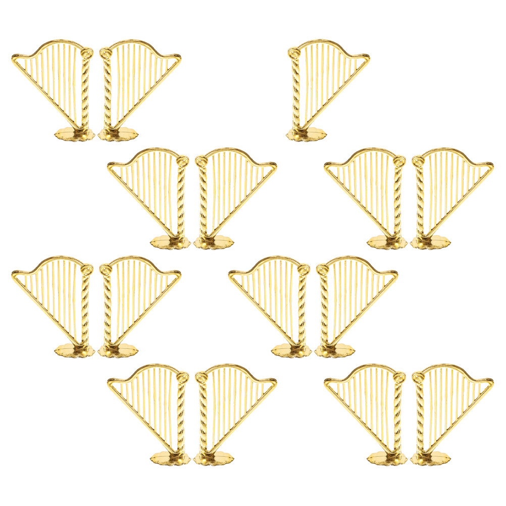 15Pcs Miniature Harp Instrumen - Musical Instrument Xmas Ornaments review and price